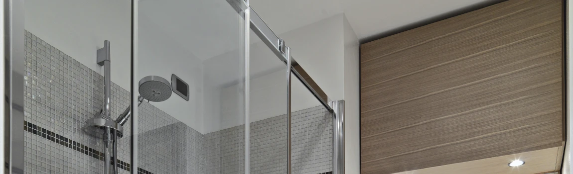 Frosted Glass Shower Doors in Southwest Calgary